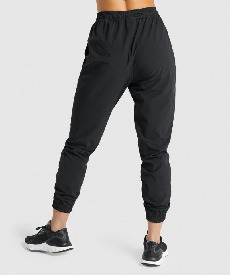 Women's Gymshark Training Woven Jogger Black | NZ 8WMBFE